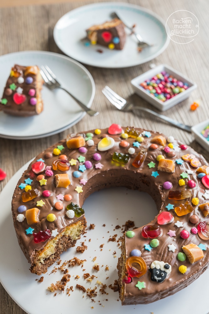 Einfacher Kindergeburtstagskuchen | Backen macht glücklich