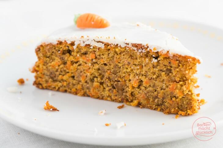 Moist carrot cake without flour