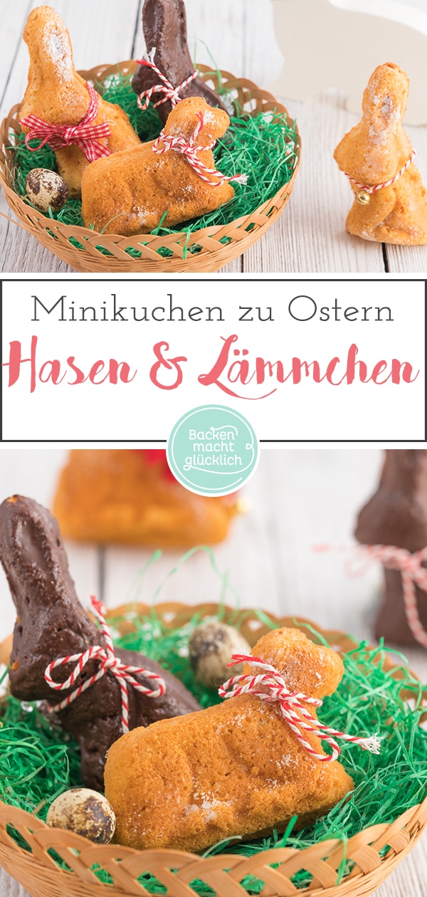 Putzige Osterlämmchen und Hasen aus saftigem Rührteig sind eine schöne Tradition. Dieses Osterlamm ist zum Anbeißen u0026 perfekt fürs Backen mit Kindern.