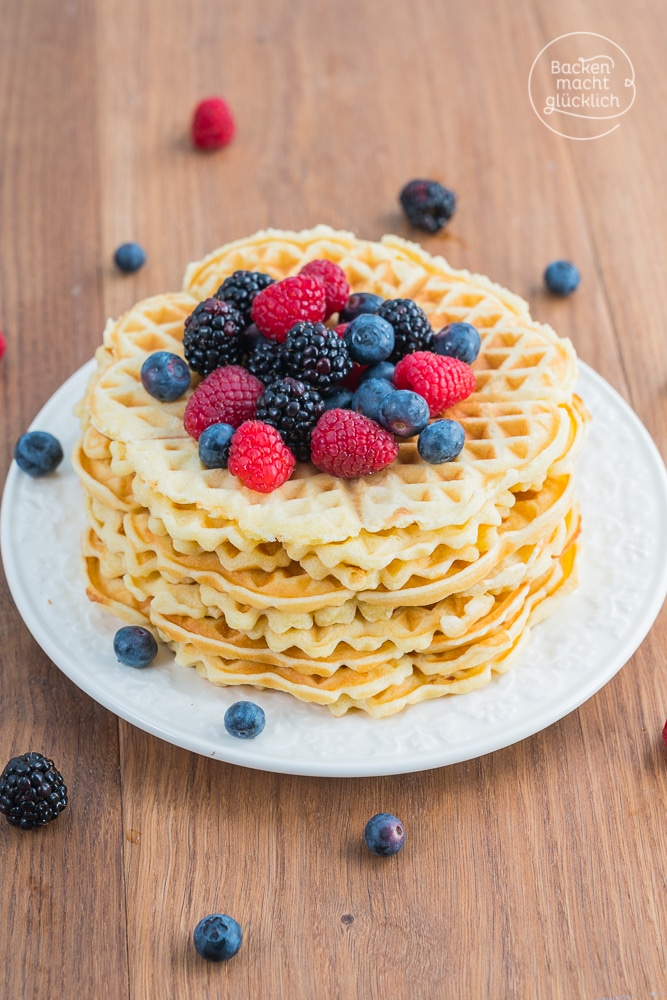 Waffelrezept Grundrezept für den perfekten Waffelteig Rezept | Backen ...