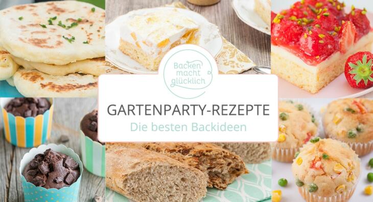 Die besten Backrezepte für Gartenpartys | Backen macht glücklich Die besten Backrezepte für Gartenpartys | Backen macht glücklich