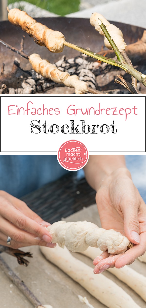 Ein kleines Lagerfeuer, selbstgemachtes Stockbrot und dazu ein würziger Dip: Fertig ist die perfekte Sommer-Beschäftigung (nicht nur) für Kinder. Vom Stockbrot-Backen kann unser Kleiner kaum genug bekommen. Und ich darf mich mit immer neuen Teig-Varianten für das Stockbrot austoben – von süß bis pikant, von würzig bis fruchtig.