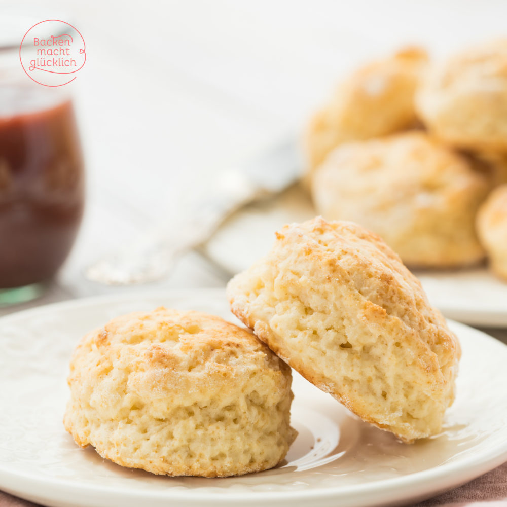 Einfache Scones mit Buttermilch | Backen macht glücklich