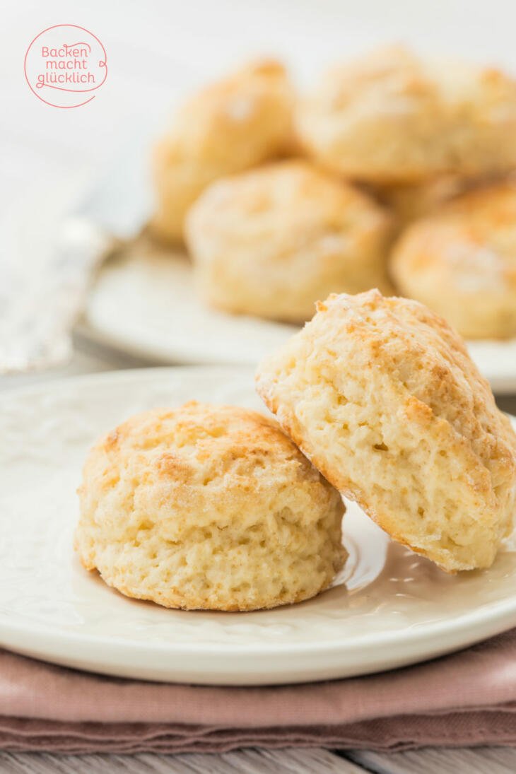 Einfache Scones mit Buttermilch | Backen macht glücklich