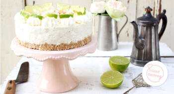 Limetten-Cheesecake ohne Backen