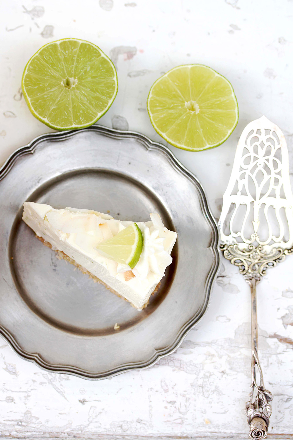 Limetten-Torte ohne Backen