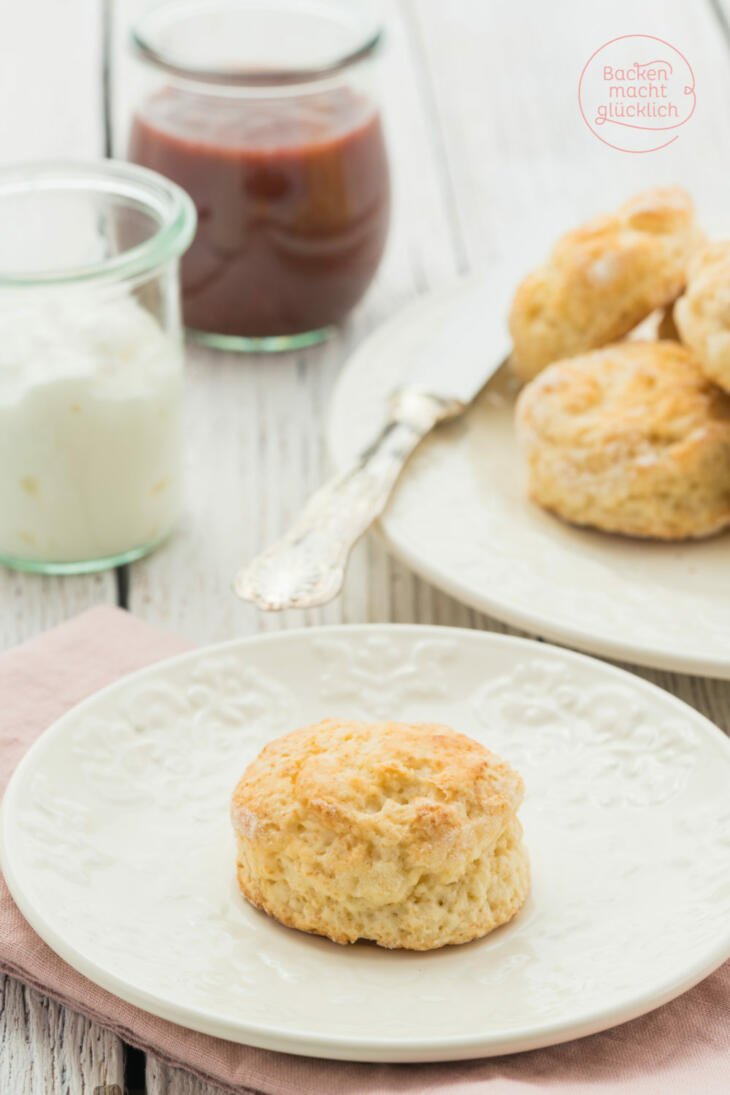 Einfache Scones mit Buttermilch | Backen macht glücklich