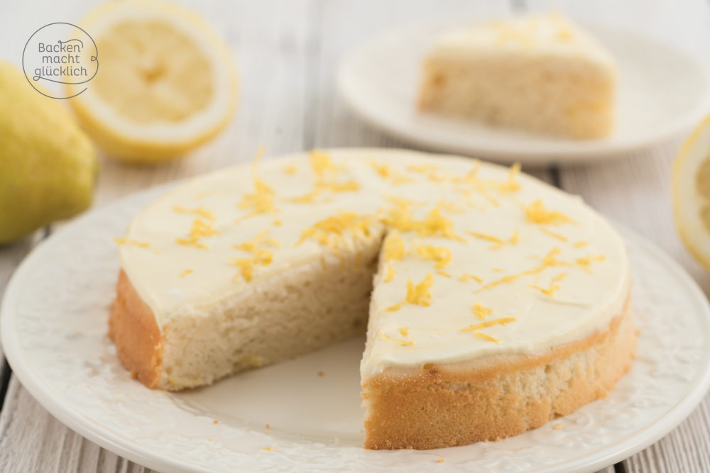 Kalorienarmer Zitronenkuchen | Backen macht glücklich