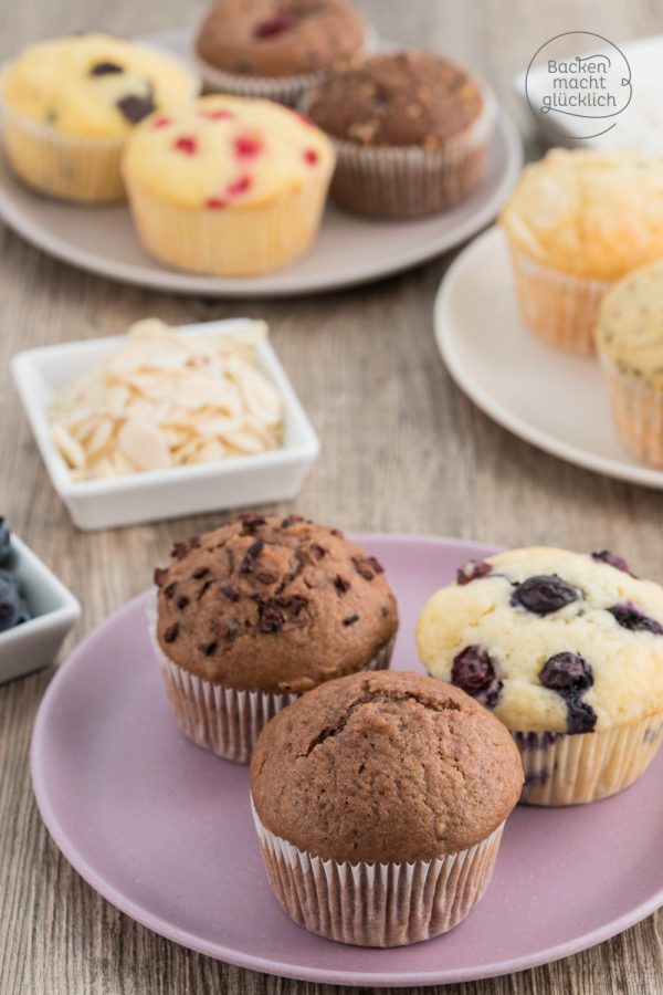 MuffinsGrundrezept Backen macht glücklich