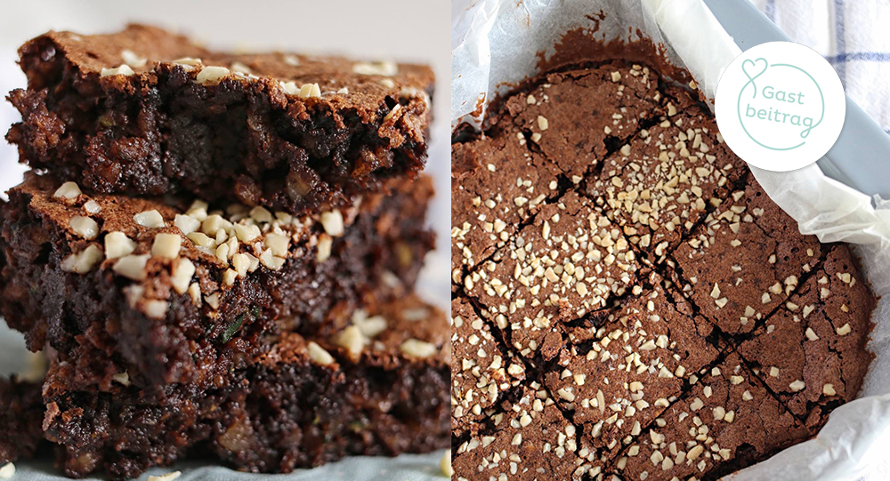 Saftige Zucchini Brownies Backen macht glücklich Saftige Zucchini Brownies Backen macht glücklich