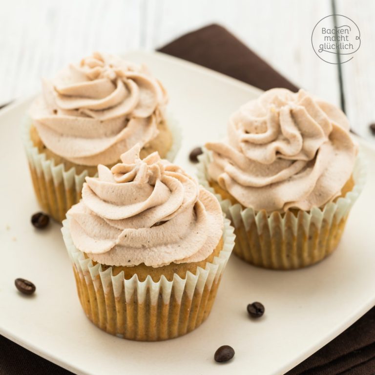 Tiramisu Cupcakes mit Mascarpone-Frosting