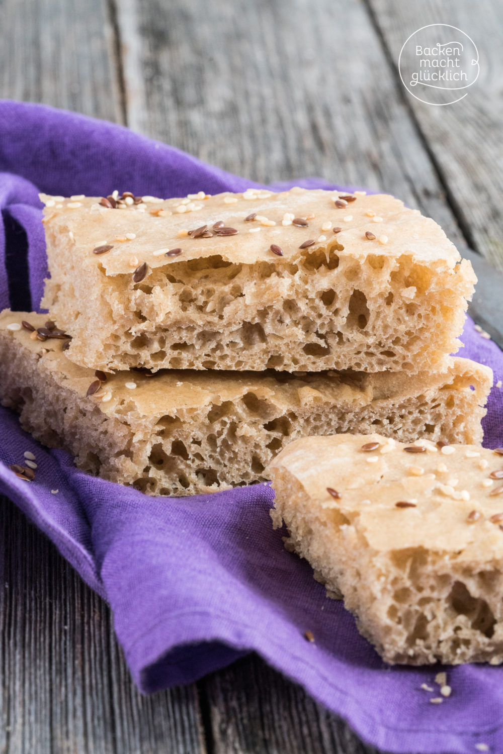 Einfaches Vollkorn Dinkel Fladenbrot