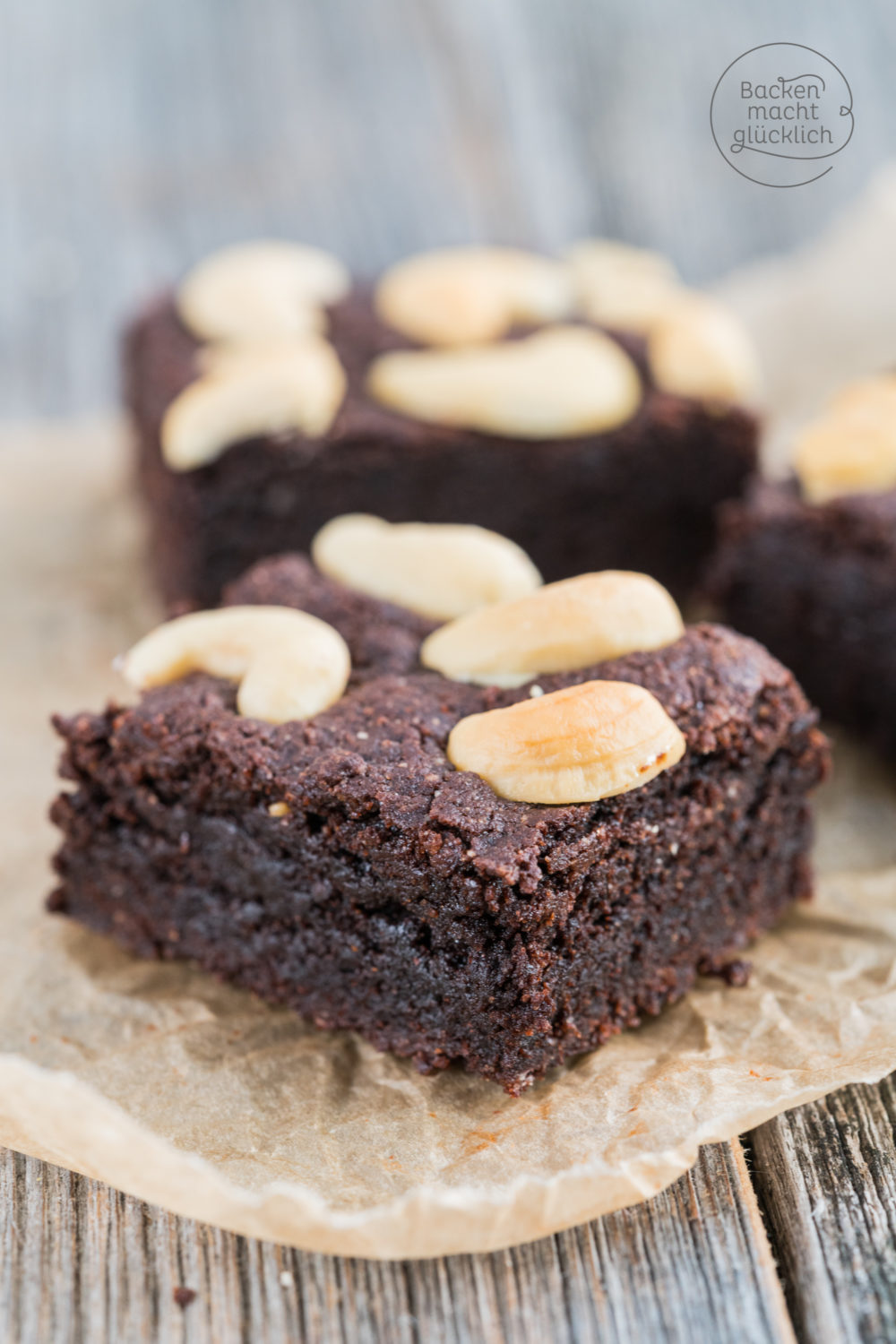 Saftige vegane Brownies Rezept