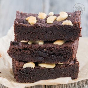 Vegane Brownies ohne Ei, Butter, Milch