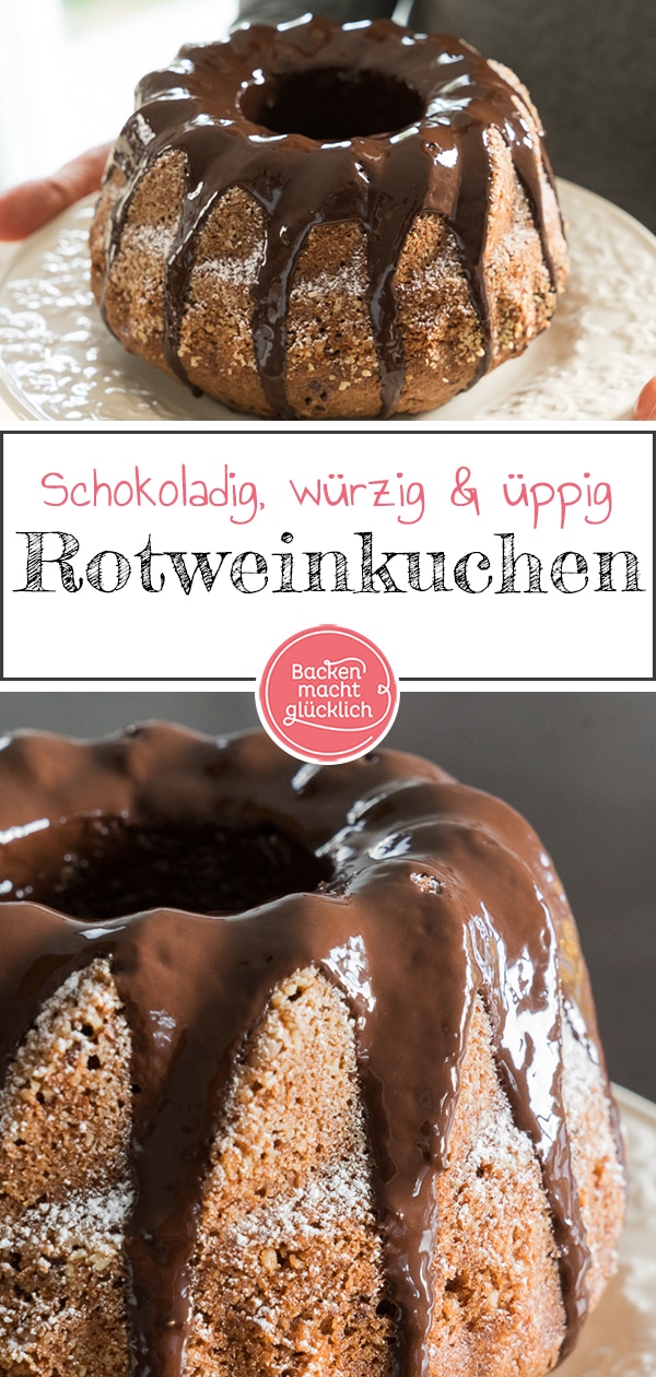 Was gibt’s Besseres als Rotwein und Kuchen? Rotweinkuchen! Der winterliche Gugelhupf mit Rotwein, Schokolade und Gewürzen versüßt euch die kalten Tage.