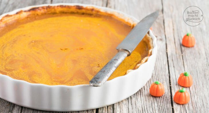 Amerikanischer Pumpkin Pie