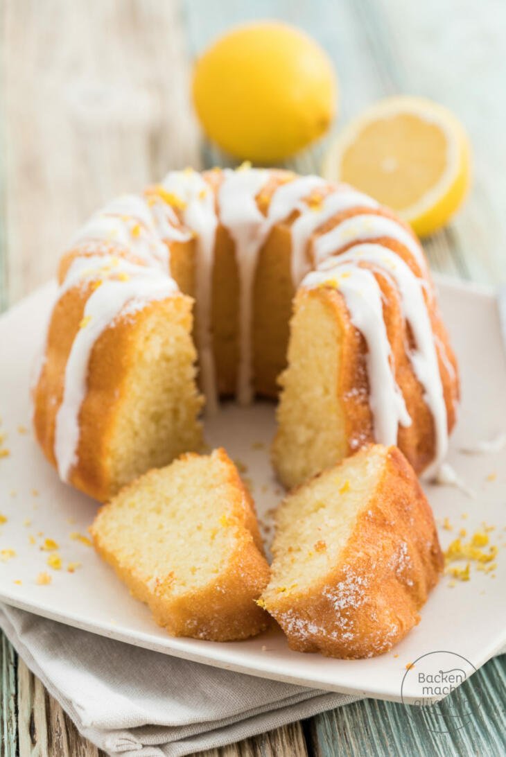 Zitronen-Joghurt-Kuchen | Backen macht glücklich