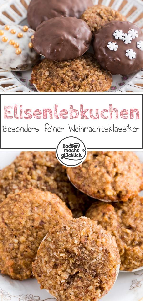 Weiche Elisenlebkuchen wie das Original aus Nürnberg! Das beste Rezept für selbstgemachte Lebkuchen, ganz ohne Mehl. Ein echter Weihnachtsklassiker, der Groß und Klein schmeckt.