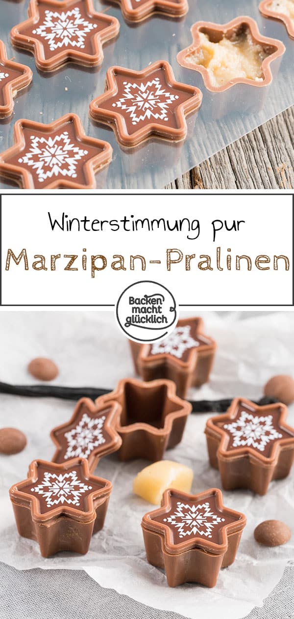 Gefüllte Marzipan-Pralinen mit Honig - so einfach kann man köstliche Weihnachtspralinen selbermachen!