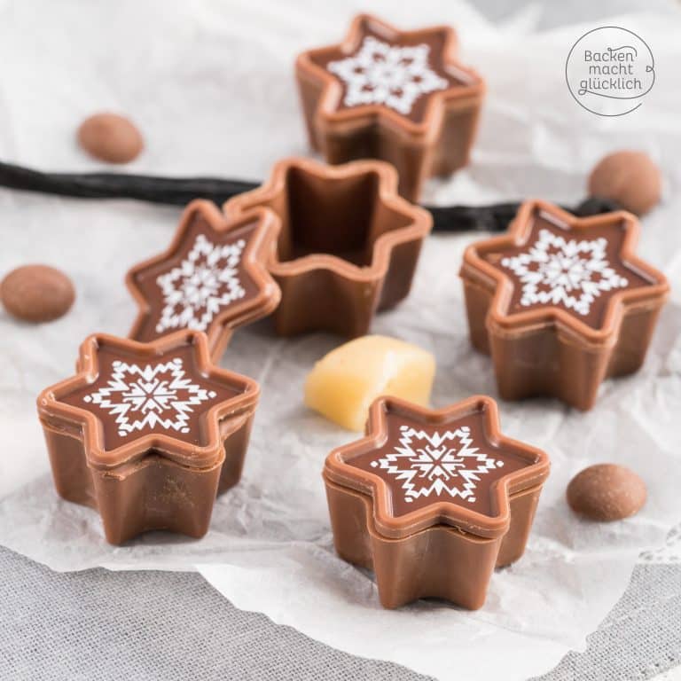 Selbstgemachte Weihnachtspralinen mit Marzipan und Honig