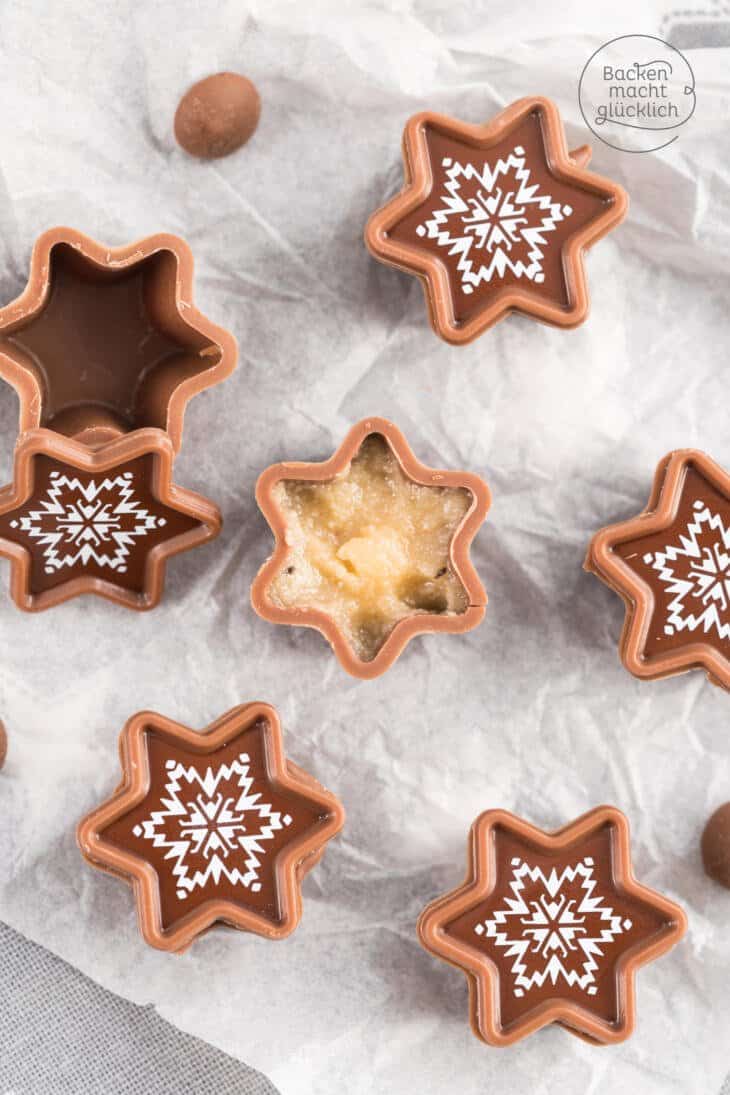 Gefüllte Marzipan pralinen