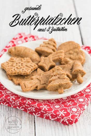 gesunde Dinkel Butterplätzchen