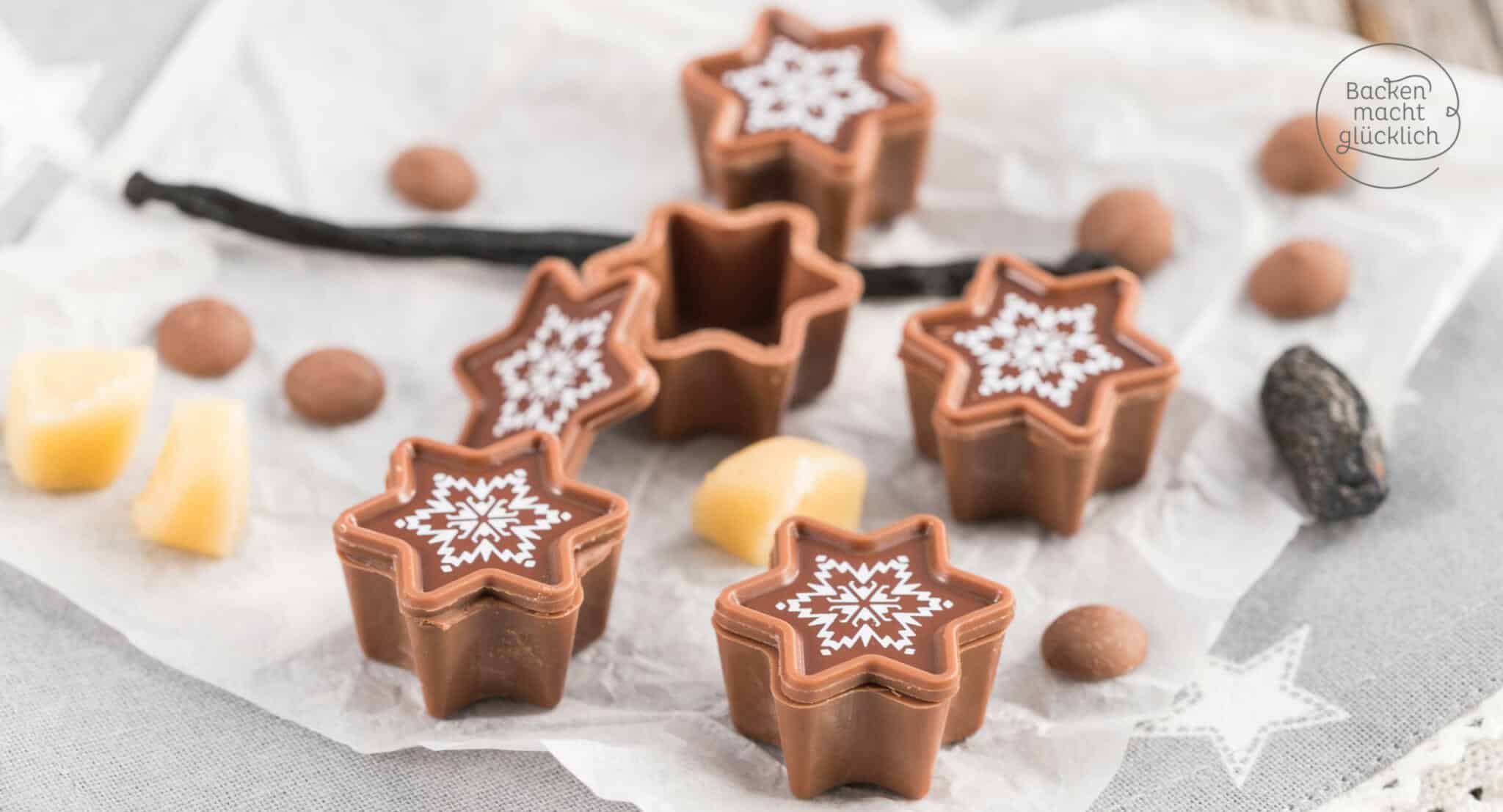 Weihnachtspralinen mit Marzipan