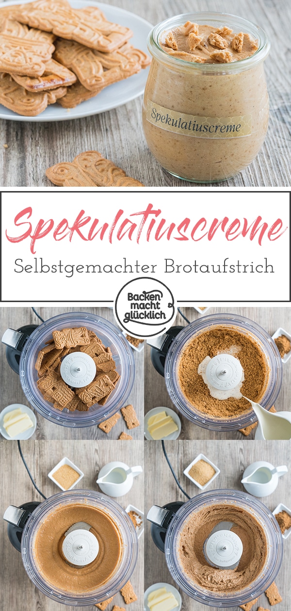 Kekse als Brotaufstrich: So einfach kann man Spekulatiuscreme selbermachen. Ein köstliches Geschenk aus der Küche.