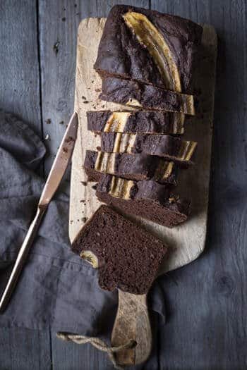 Gesundes Schoko-Bananenbrot