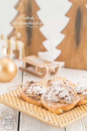Christstollen-Schnecken Rezept