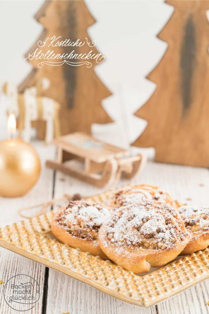 Christstollen-Schnecken Rezept