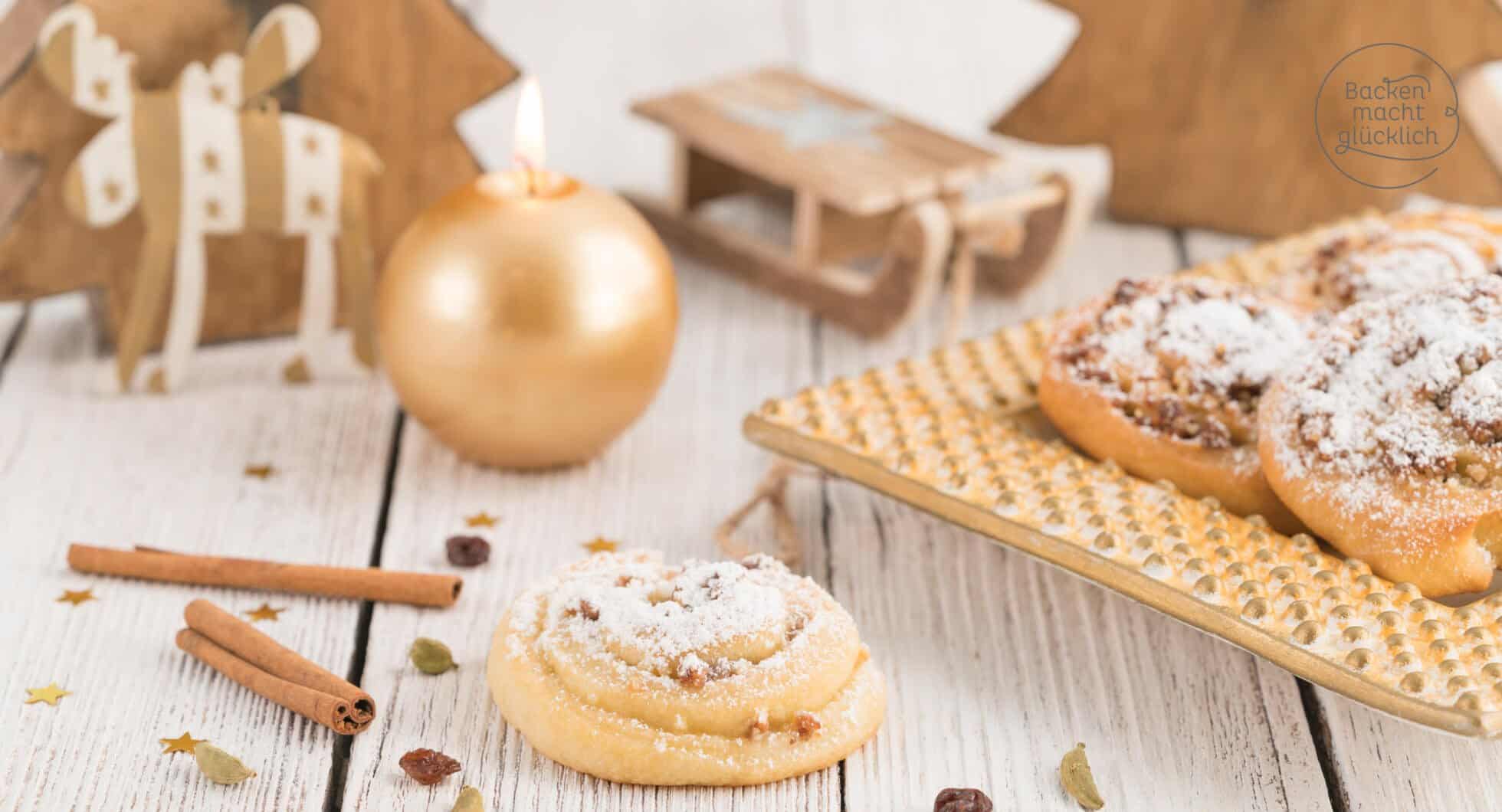 Marzipan-Zimt-Schnecken | Backen macht glücklich