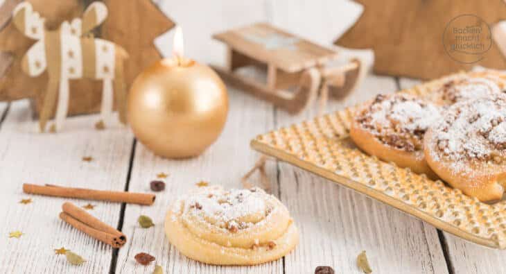 Marzipanschnecken mit Zimt