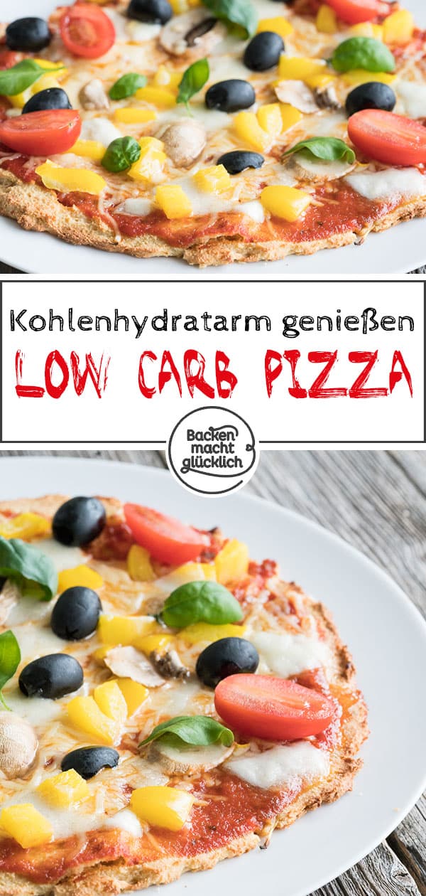 Leckere Pizza ohne Kohlenhydrate? Mit diesem einfachen, schnellen Rezept für Low Carb Pizza funktioniert es.