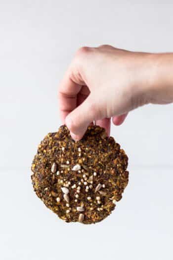 Gesunde cracker vegan low carb glutenfrei