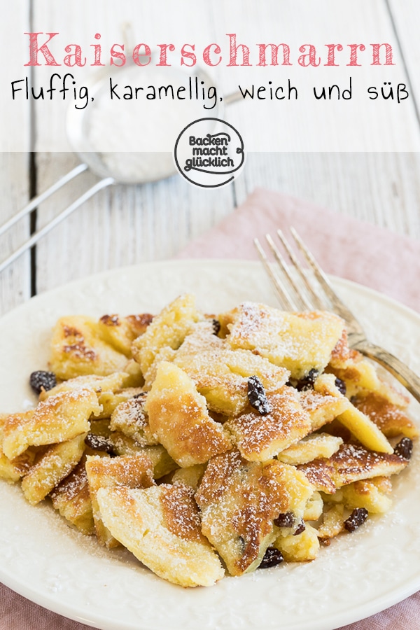 Mit diesem einfachen und schnellen Original Kaiserschmarrn-Rezept wird die Süßspeise garantiert fluffig und lecker