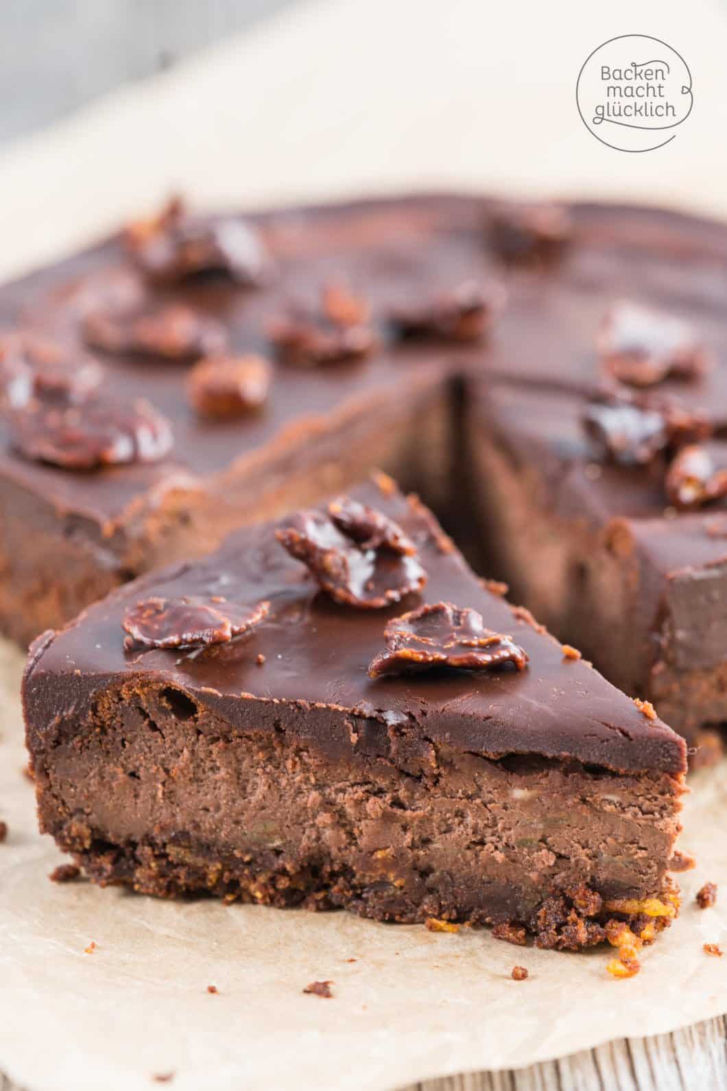 Chocolate Cheesecake (Schoko-Käsekuchen) | Backen macht glücklich Chocolate Cheesecake (Schoko-Käsekuchen) | Backen macht glücklich