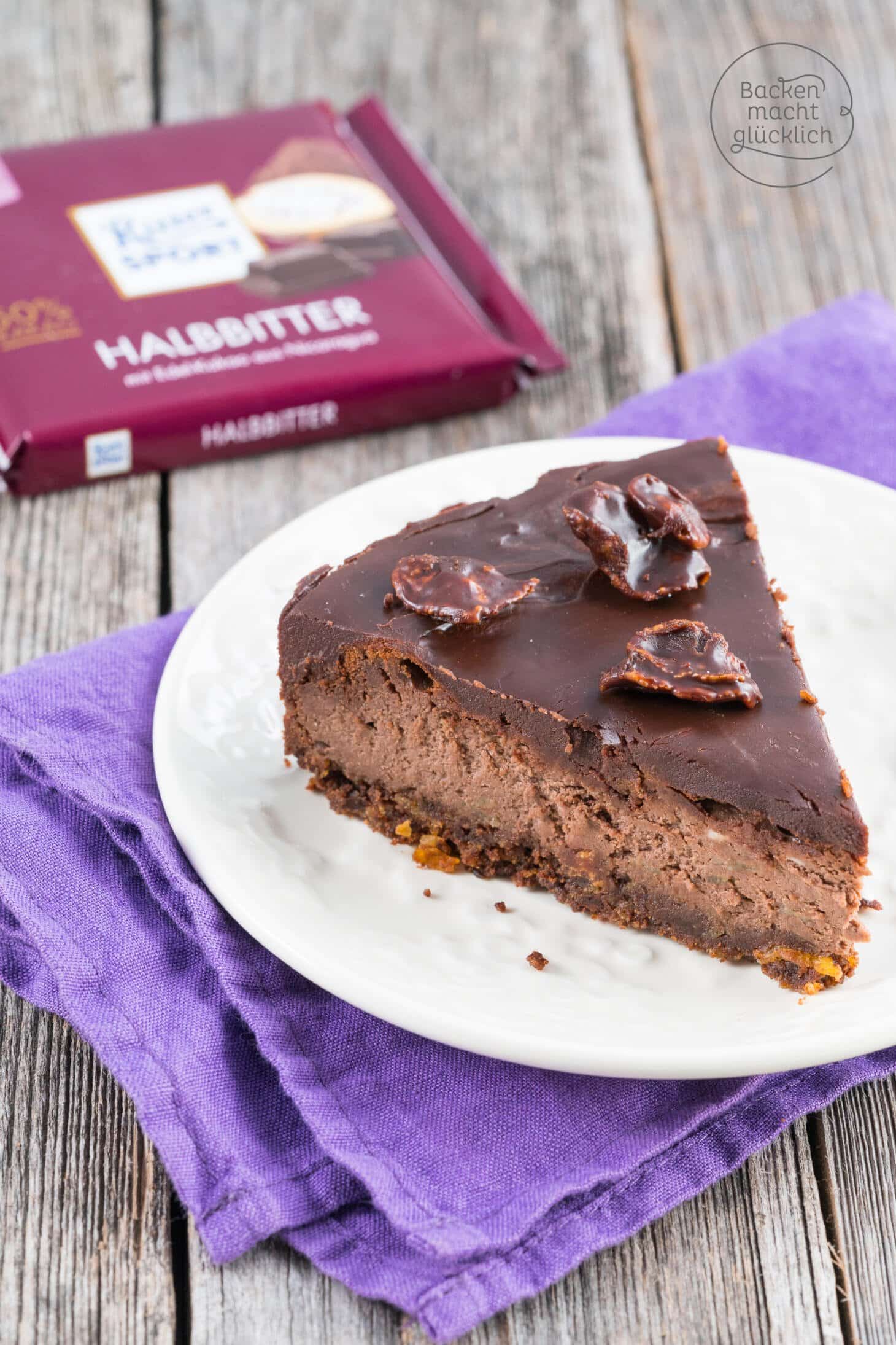 Chocolate Cheesecake (Schoko-Käsekuchen) | Backen macht glücklich Chocolate Cheesecake (Schoko-Käsekuchen) | Backen macht glücklich