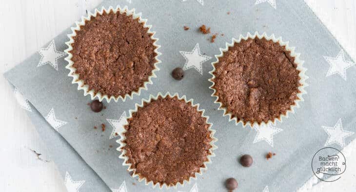 Schoko-Muffins ohne Ei und Milch und Butter