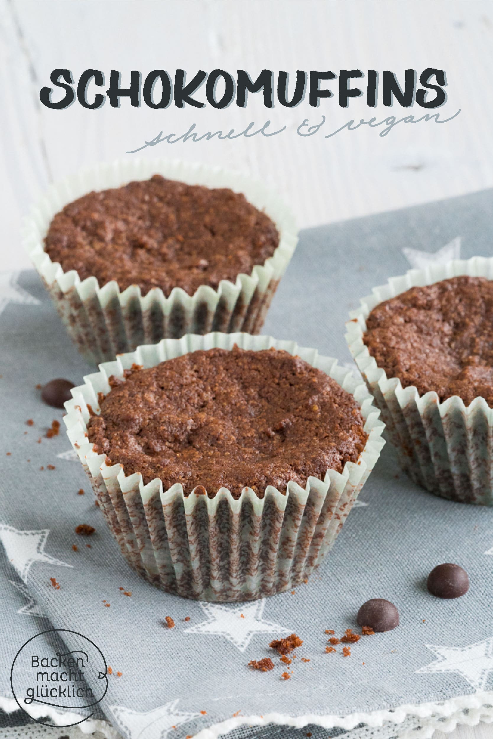 Vegane Schokoladenmuffins