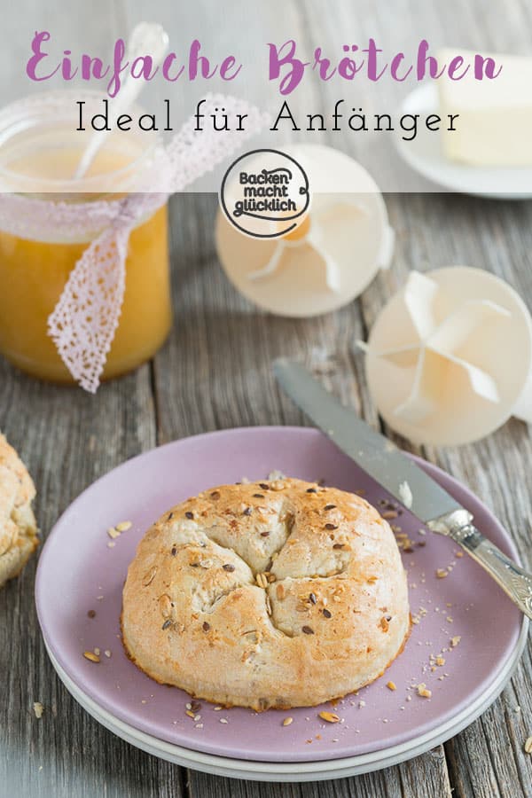 Mehrkorn-Brötchen schnell selber backen? Mit diesem einfachen Rezept für Morgenmuffel klappt es garantiert!