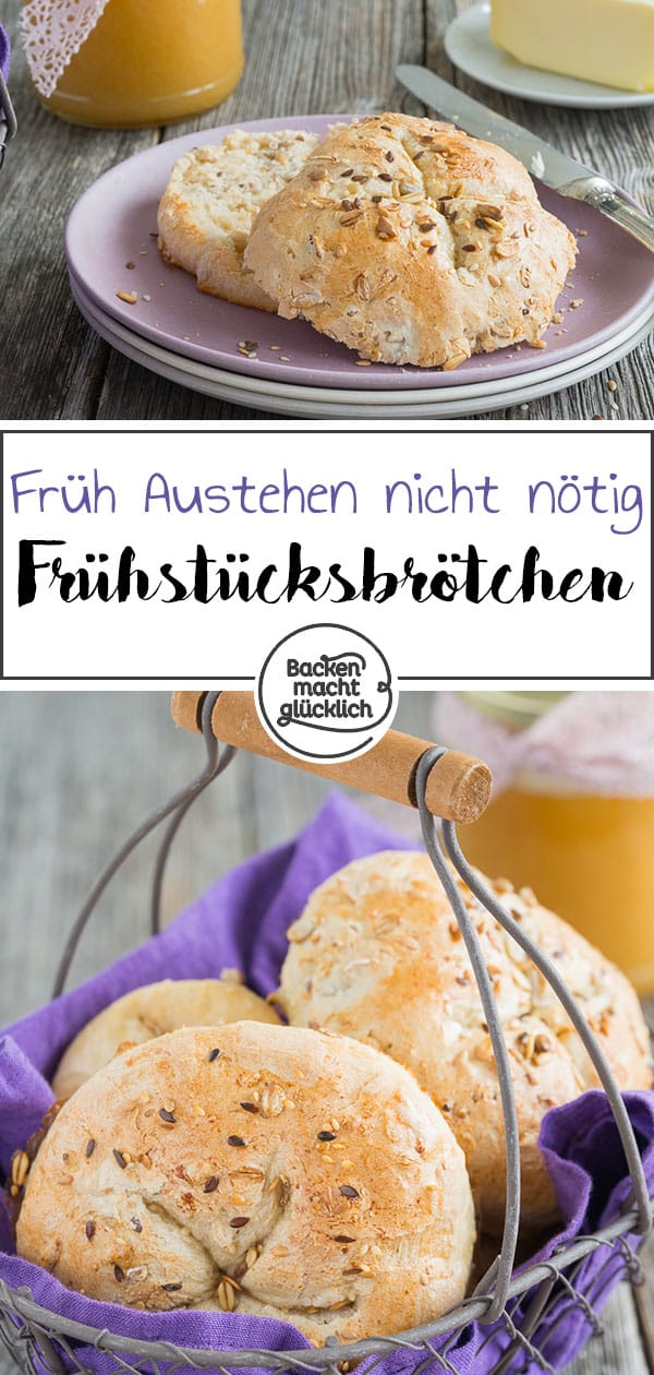 Mehrkorn-Brötchen schnell selber backen? Mit diesem einfachen Rezept für Morgenmuffel klappt es garantiert!