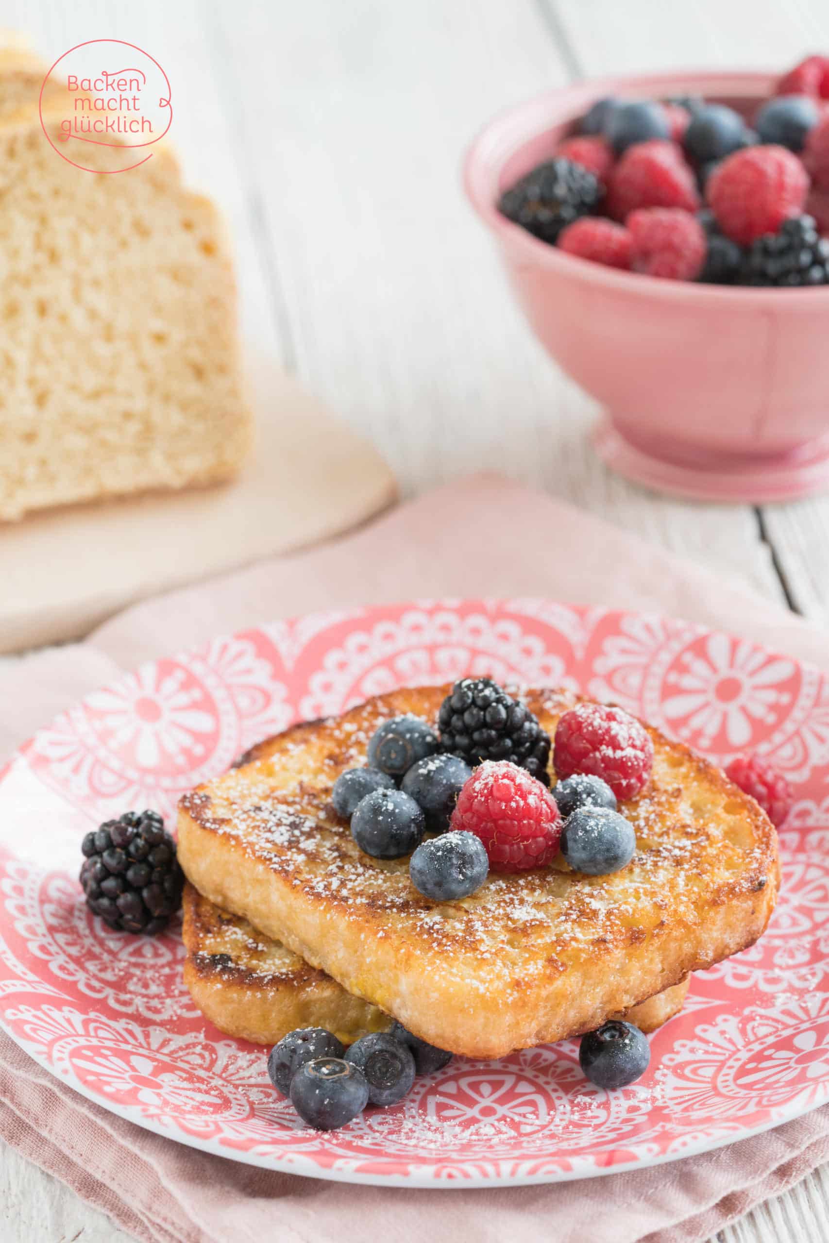 Arme Ritter mit Brötchen Brot