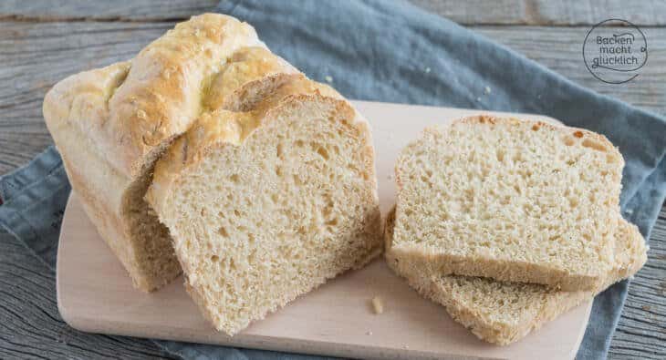 Einfaches Weißbrot wie vom Bäcker | Backen macht glücklich