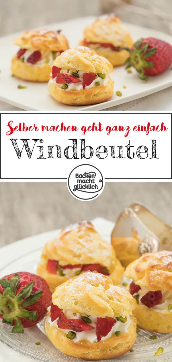 Tolle einfache Windbeutel | Backen macht glücklich