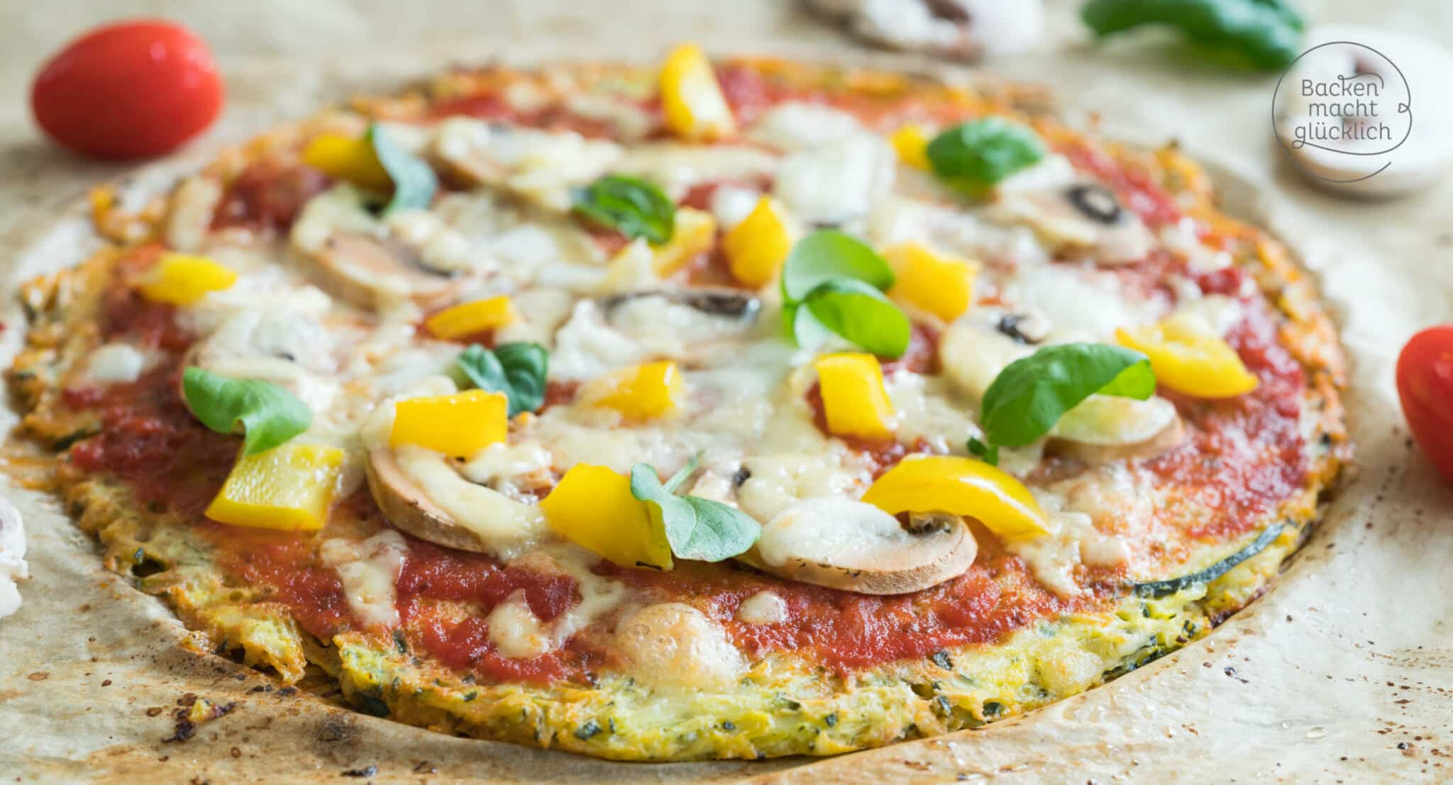 Low Carb Zucchini-Pizza