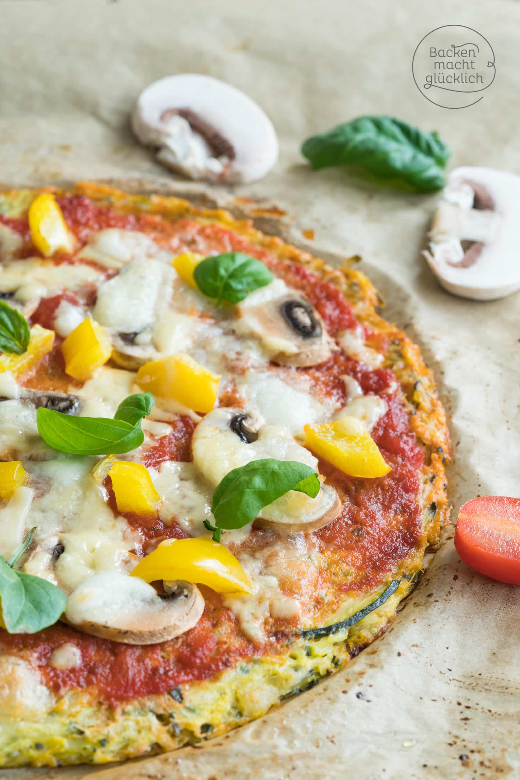 Low Carb Zucchinipizza