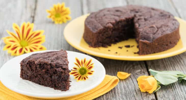 Veganer Schokokuchen Rote bete