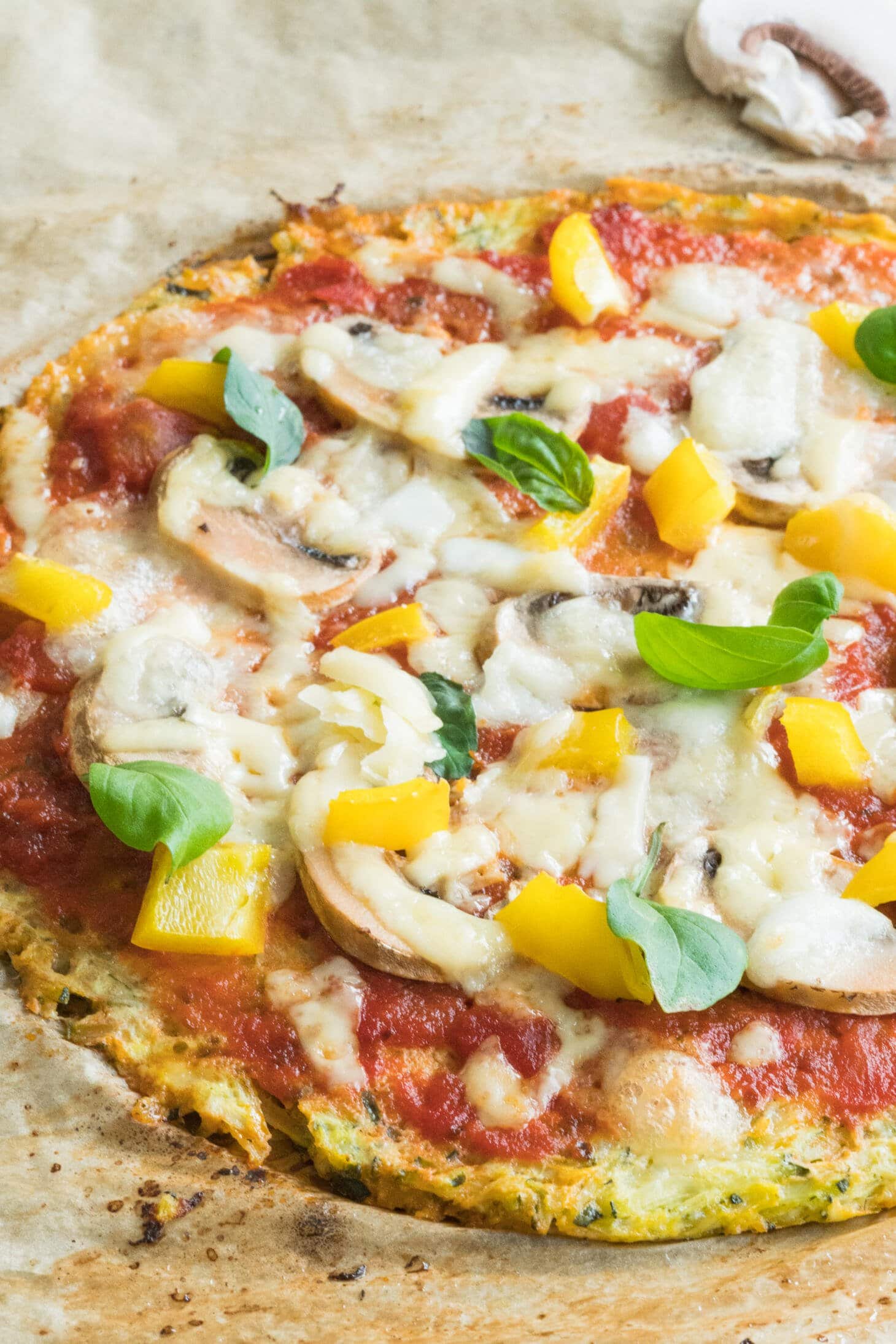 Low Carb Zucchini-Pizza ohne Teig