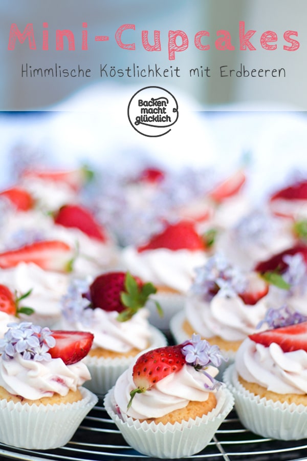 Großer Frühlingsgenuss im kleinen Format: Diese hübschen Erdbeercupcakes mit üppigem Frischkäse-Mascarpone-Topping schmecken köstlich. Die fruchtigen Cupcakes sind schnell zubereitet.